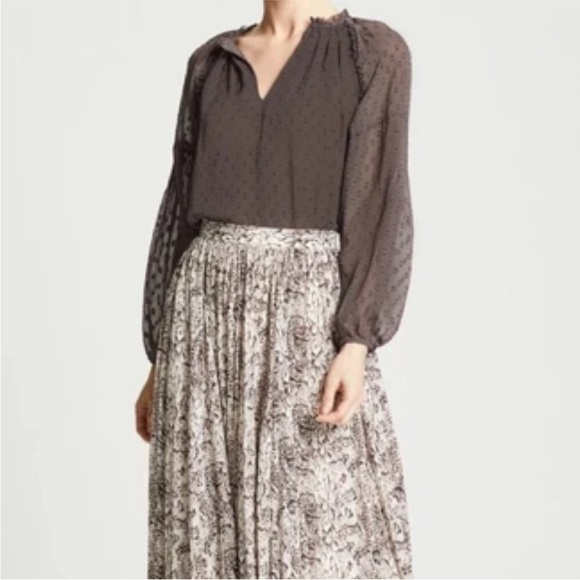 MARIE OLIVER Lennon Blouse in Raisin S - Picture 2 of 14